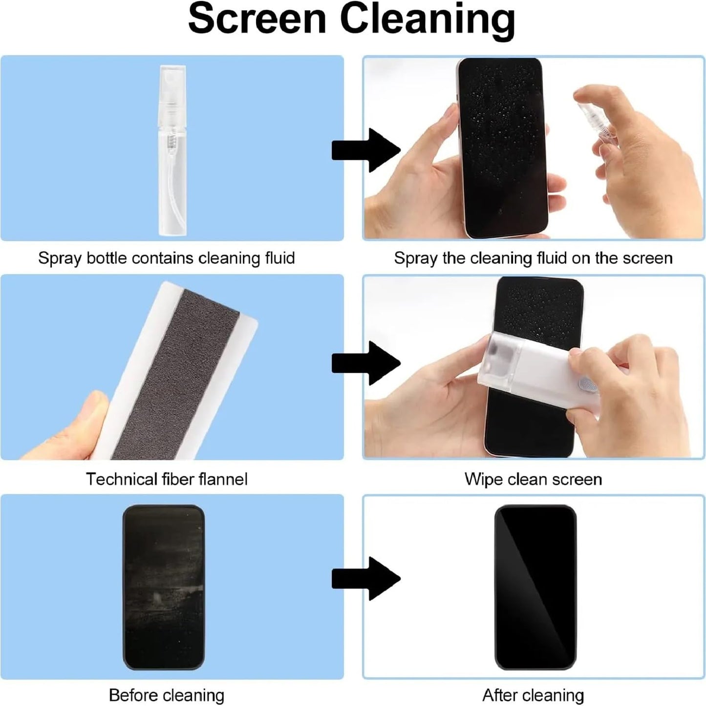7 in 1 - Ultimate Gadget Cleaning kit
