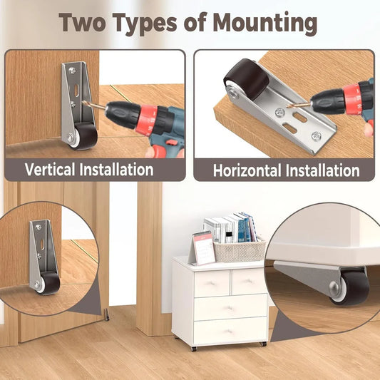 PRESSENCE EdgeRoller – 4 Pieces + Free Screws