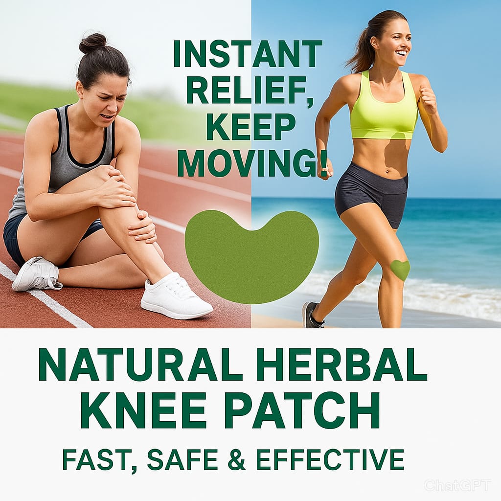 PRESSENCE HERBAL KNEE PAIN RELIEF PATCHES | 100% Safe & Natural Knee Pain Relief Products | Instant Relief | No Side Effects
