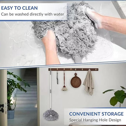 Ceiling Fan Cleaner Brush And Duster with Long Rod