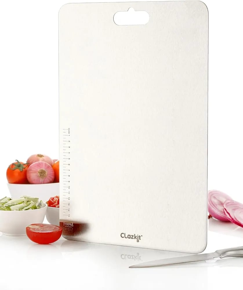 PRESSENCE - FLAT STAINLESS STEEL CHOPPING BOARD