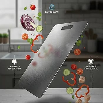PRESSENCE - FLAT STAINLESS STEEL CHOPPING BOARD