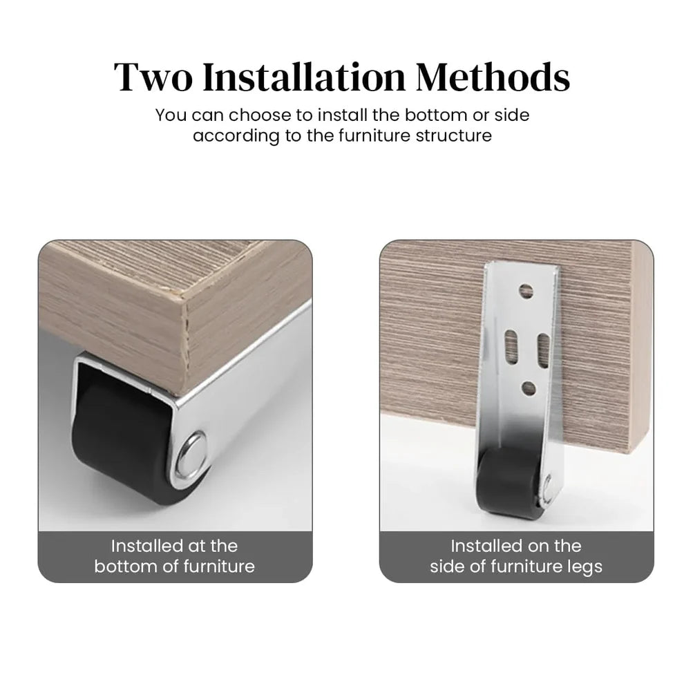 PRESSENCE  EdgeRoller – 4 Pieces + Free Screws