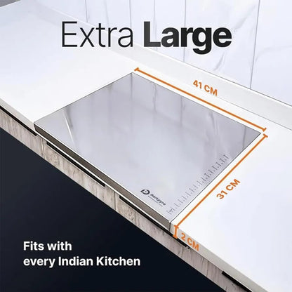 PRESSENCE - PREMIUM STAINLESS STEEL CHOPPING BOARD