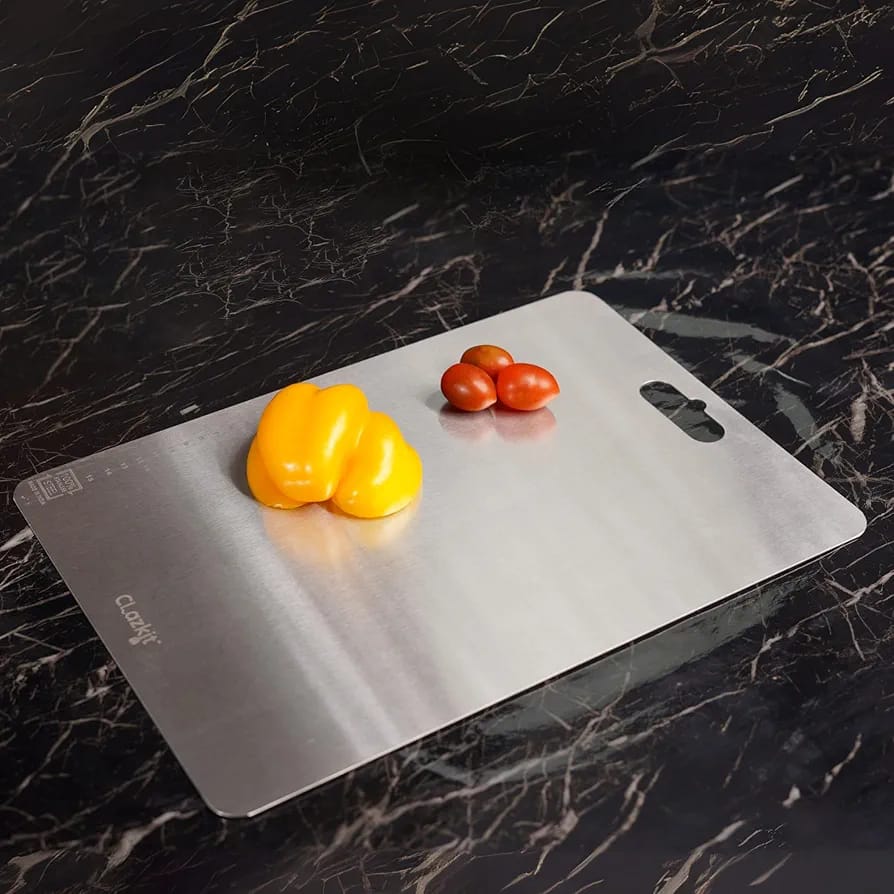 PRESSENCE - FLAT STAINLESS STEEL CHOPPING BOARD