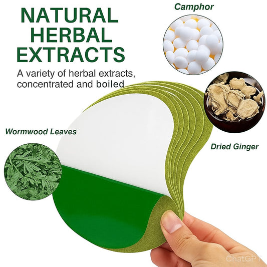 PRESSENCE HERBAL KNEE PAIN RELIEF PATCHES | 100% Safe & Natural Knee Pain Relief Products | Instant Relief | No Side Effects